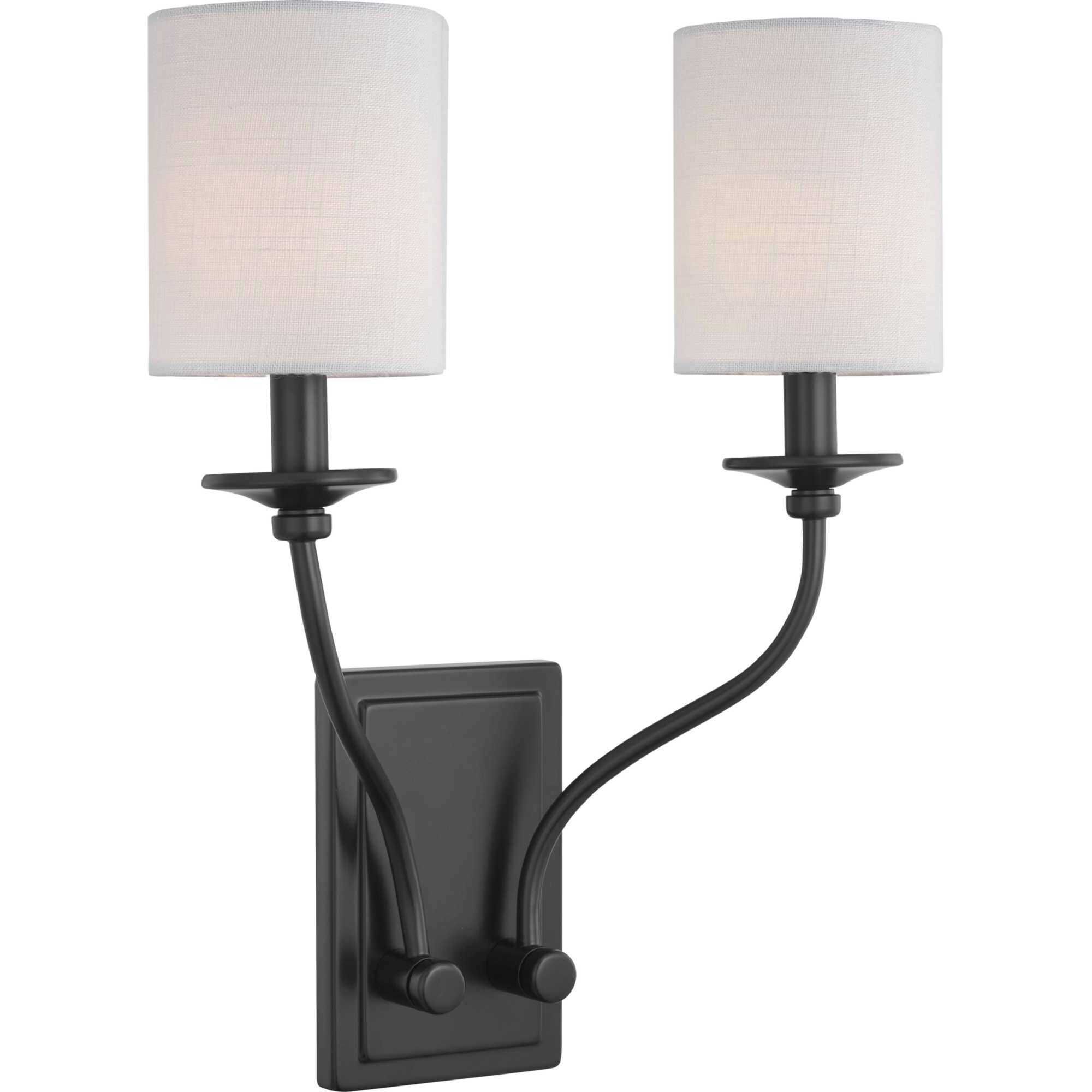 Bonita 2 Light 14 inch Matte Black Wall Sconce Wall Light, Design Series