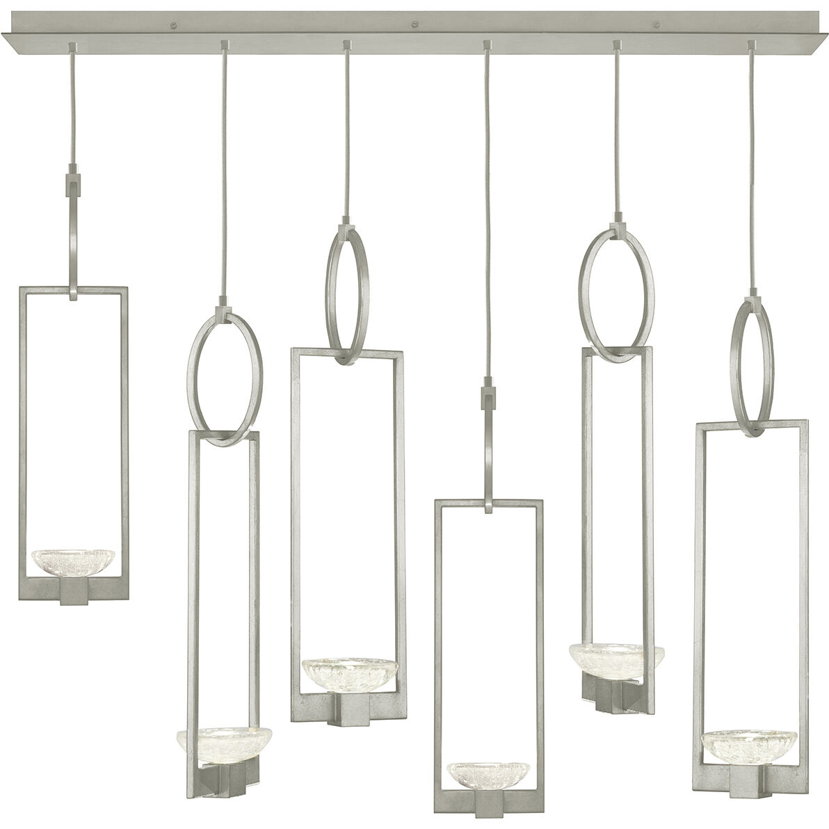 Delphi LED 48 inch Silver Pendant Ceiling Light