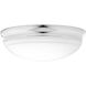 LED Flush Mount LED 11 inch Polished Chrome Flush Mount Ceiling Light, Progress LED