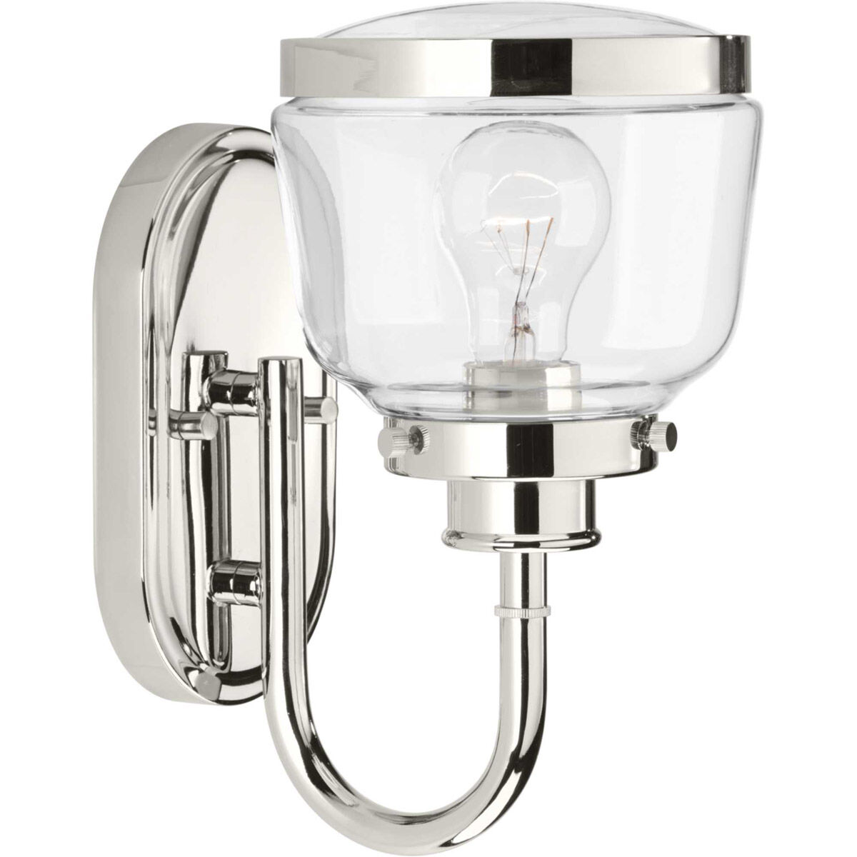 Judson 1 Light 7 inch Polished Nickel Bath Vanity Wall Light