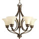 Applause 5 Light 24.5 inch Antique Bronze Chandelier Ceiling Light
