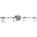 Renovations 4 Light 32 inch Antique Nickel Close-to-Ceiling Ceiling Light