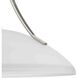 Wisten 1 Light Brushed Nickel Pendant Ceiling Light
