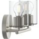 Replay 2 Light 13 inch Brushed Nickel Bath & Vanity Light Wall Light