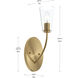Jheni 1 Light 7 inch Brushed Gold Wall Sconce Wall Light