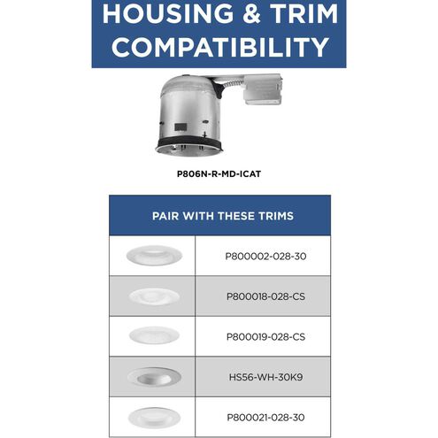 6in Recessed Housing BR-40 Unfinished Recessed Can in Remodel