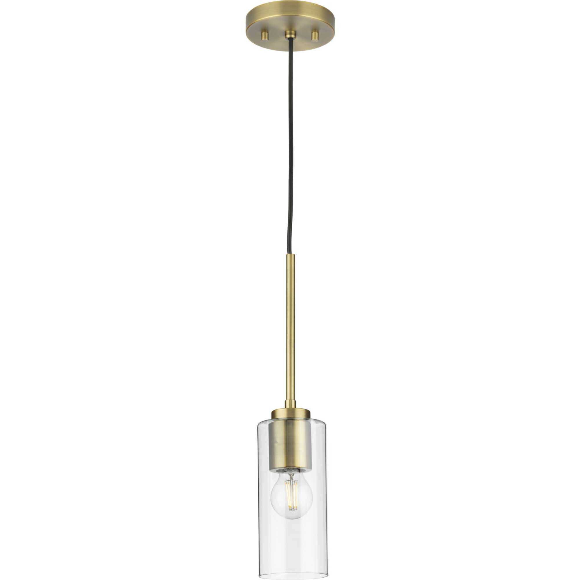 Cofield 1 Light 4 inch Vintage Brass Mini-pendant Ceiling Light
