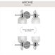 Archie 2 Light 17 inch Polished Chrome Bath Vanity Wall Light