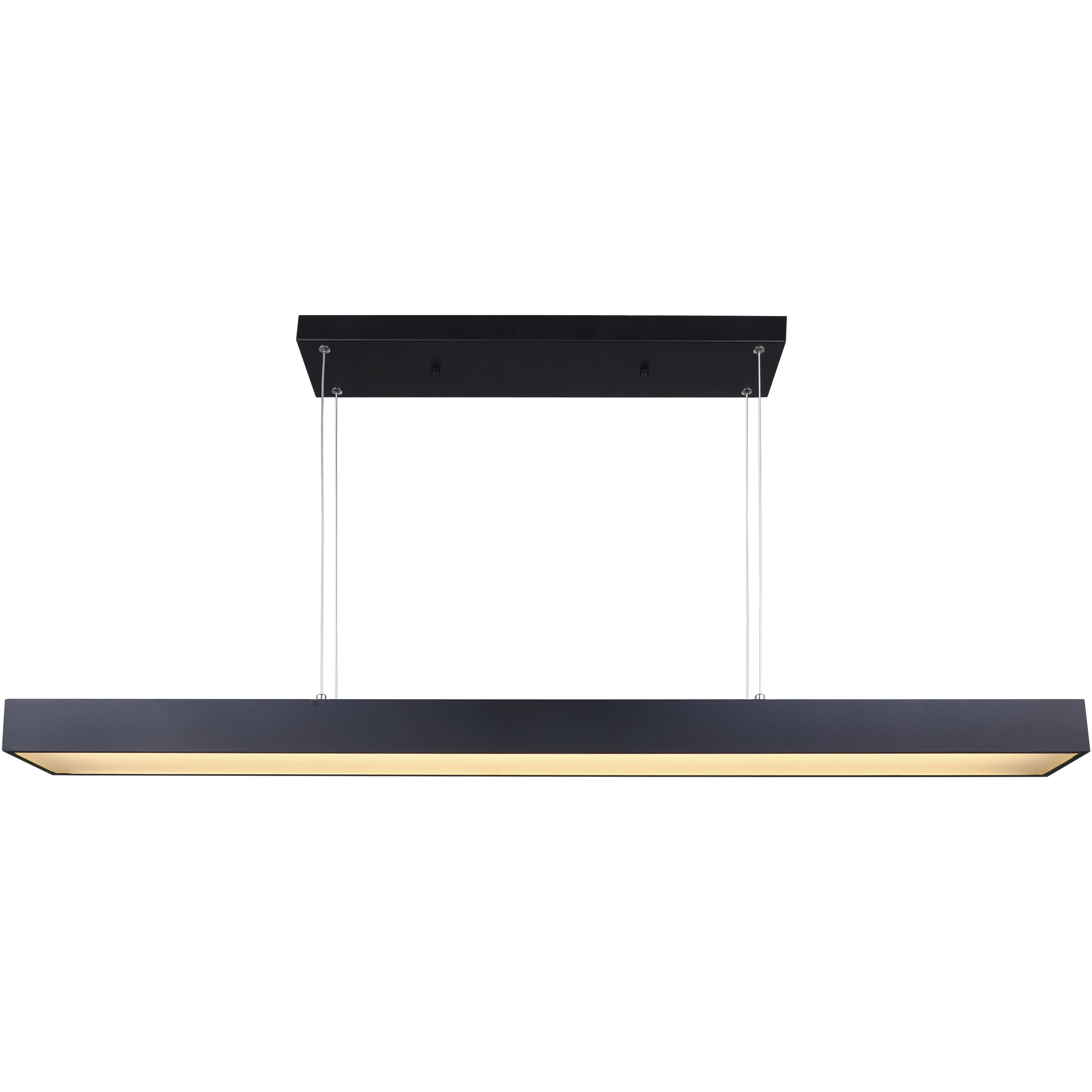 Madison LED 47.25 inch Black Chandelier Ceiling Light