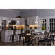 Briarwood 5 Light 38 inch Galvanized Linear Chandelier Ceiling Light