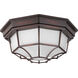 Milford LED 11 inch Antique Bronze Outdoor Flush Mount