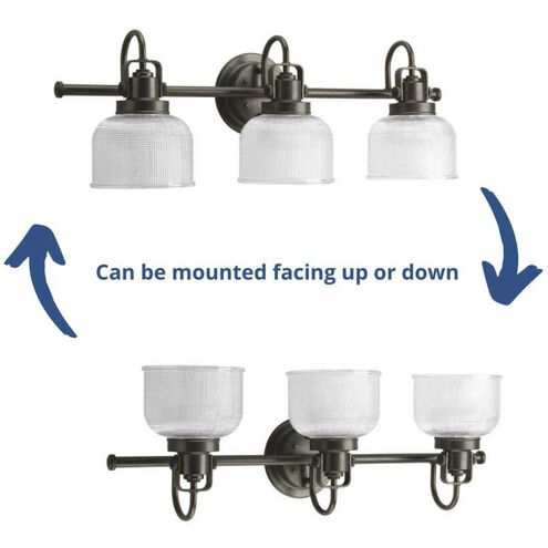 Archie 3 Light 26.25 inch Venetian Bronze Bath Vanity Wall Light