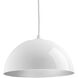 Dome LED LED 10 inch White Pendant Ceiling Light, Progress LED