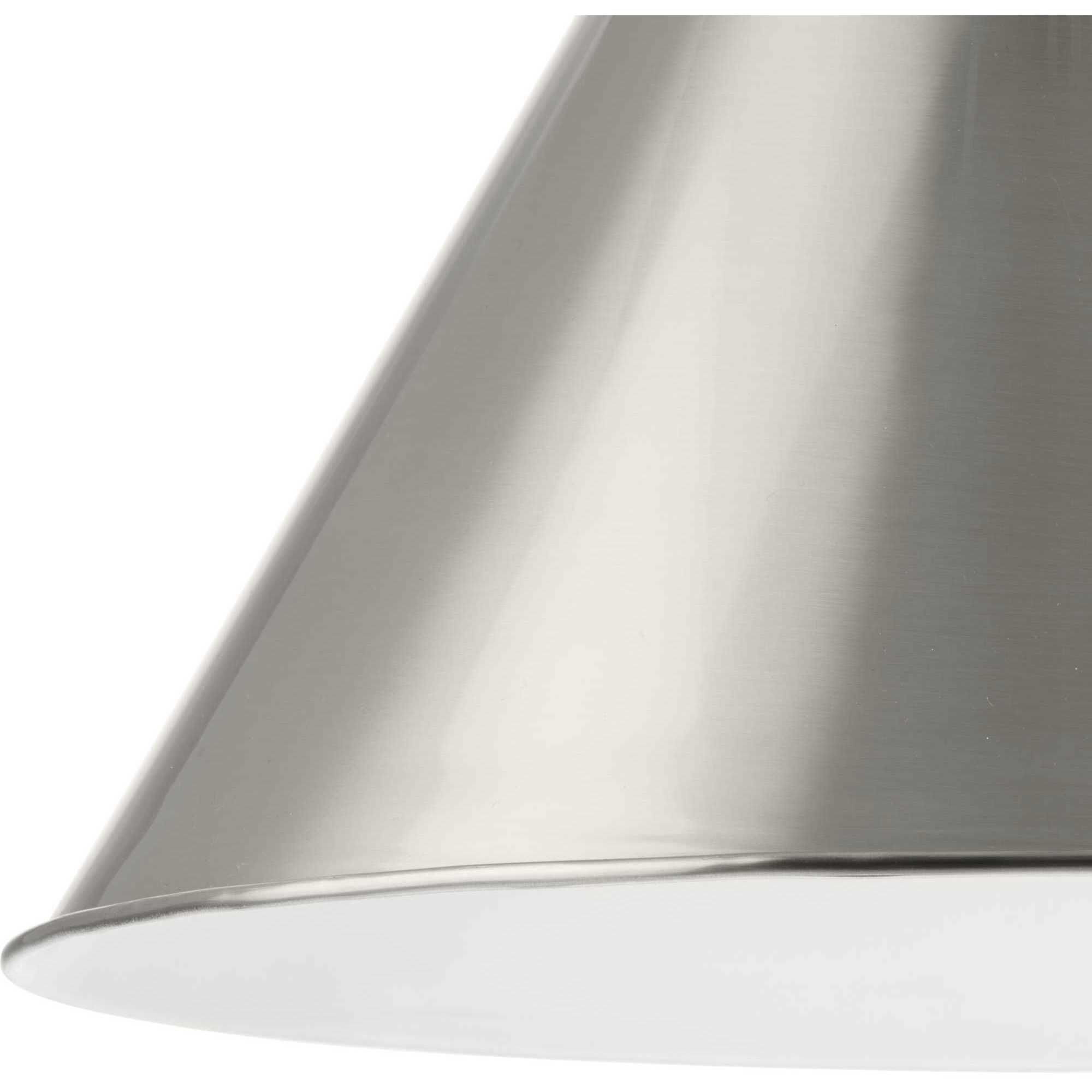 Hinton 1 Light 16 inch Brushed Nickel Pendant Ceiling Light