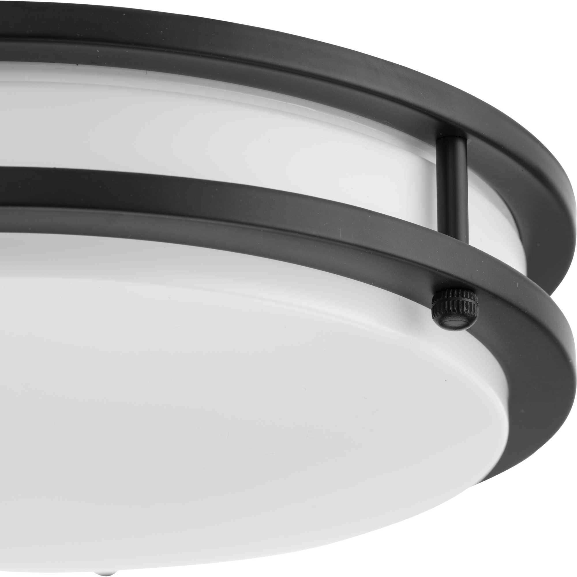Abide LED LED 10.24 inch Matte Black Flush Mount Ceiling Light, Small, Progress LED