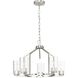 Goodwin 5 Light 24 inch Brushed Nickel Chandelier Ceiling Light