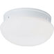 Fitter 2 Light 12 inch White Close-to-Ceiling Ceiling Light in Bulbs Not Included
