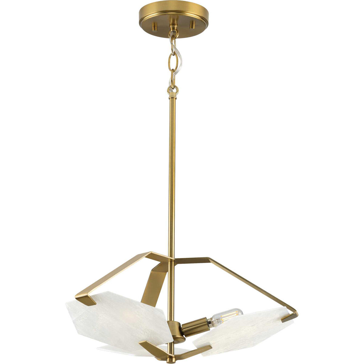 Rae 3 Light 18 inch Brushed Bronze Semi-Flush Mount Convertible Ceiling Light, Design Series