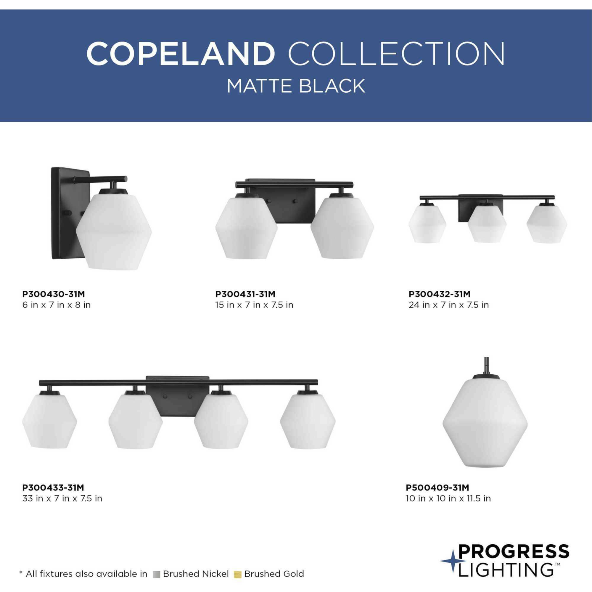 Copeland 2 Light 15 inch Matte Black Vanity Light Wall Light