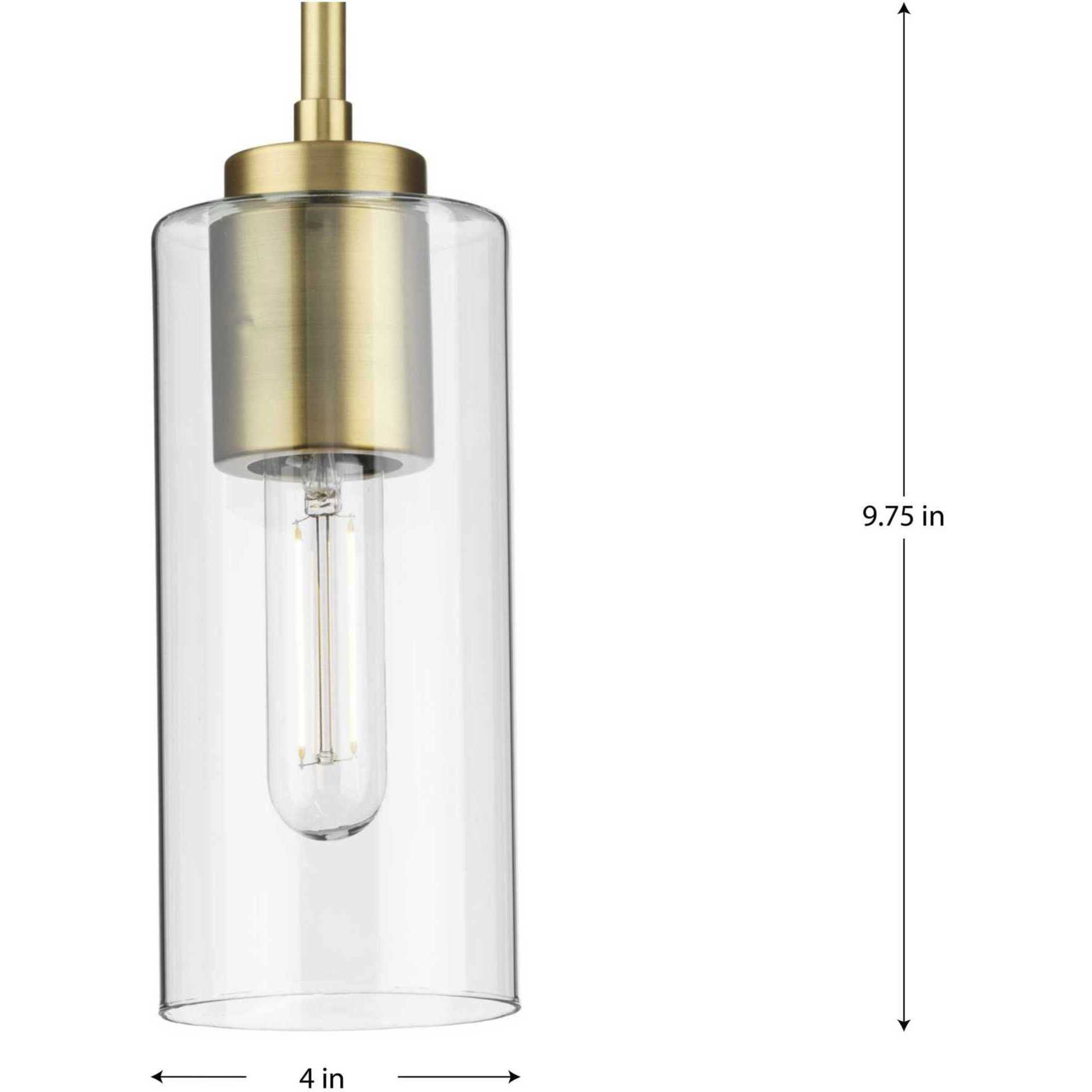 Cofield 1 Light 4 inch Vintage Brass Mini-pendant Ceiling Light