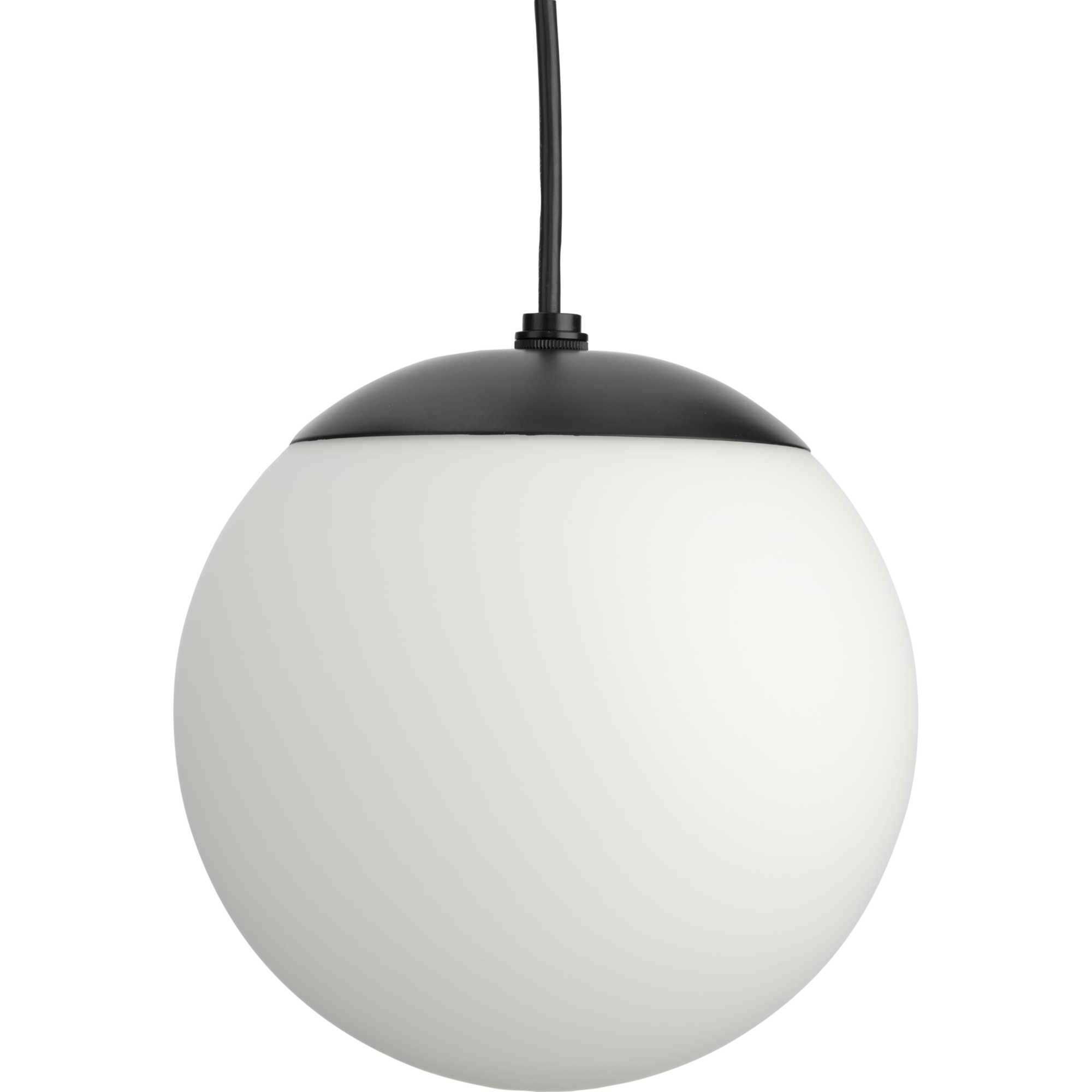Atwell 1 Light 12 inch Matte Black Pendant Ceiling Light, Large