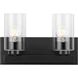 Goodwin 2 Light 12.87 inch Matte Black Vanity Light Wall Light