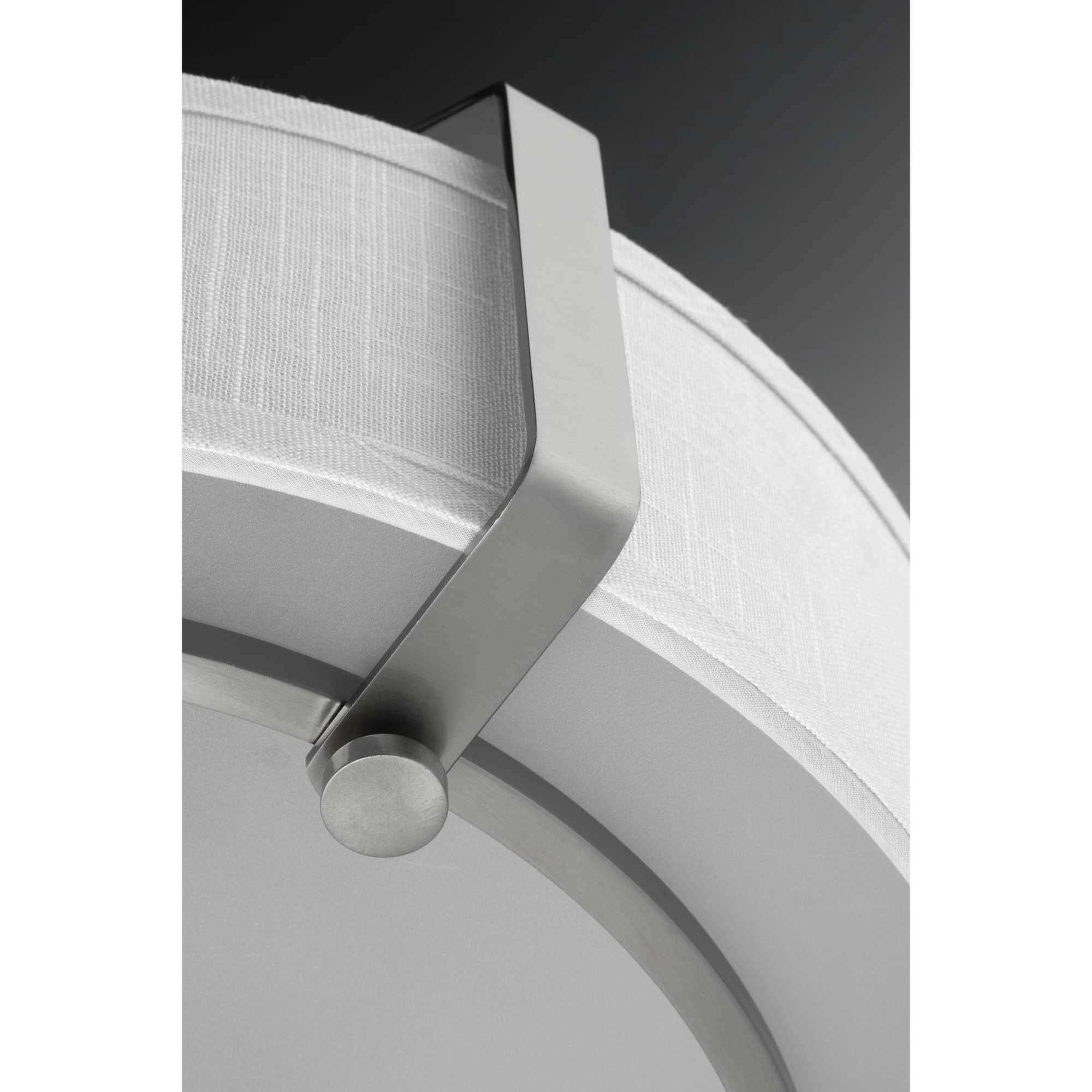 Ratio 3 Light 16 inch Brushed Nickel Semi-Flush Convertible Pendant Ceiling Light, Design Series