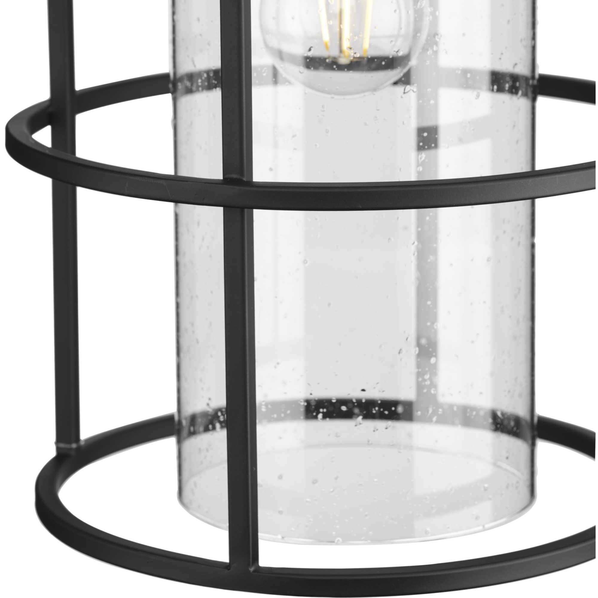 Burgess 1 Light 9.5 inch Matte Black Mini Pendant Ceiling Light, Design Series