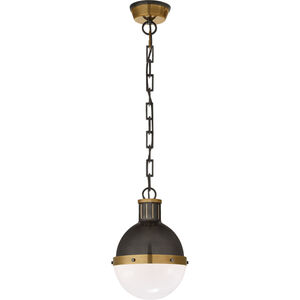 Thomas O'Brien Hicks 1 Light 8.5 inch Bronze with Antique Brass Pendant Ceiling Light in Bronze and Hand-Rubbed Antique Brass, Small