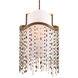 Dance 3 Light 18 inch Antique Brass Pendant Ceiling Light 