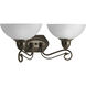 Pavilion 2 Light 21 inch Antique Bronze Bath Vanity Wall Light