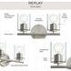 Replay 2 Light 13 inch Brushed Nickel Bath & Vanity Light Wall Light