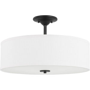 Inspire 3 Light 18 inch Graphite Semi-Flush Mount Ceiling Light