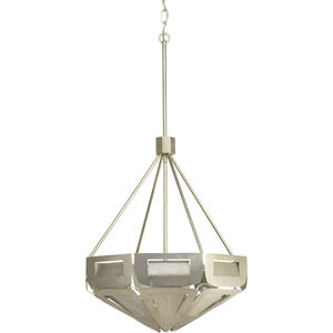 Point Dume™ Yerba 4 Light 22 inch Silver Ridge Pendant Ceiling Light, Jeffrey Alan Marks, Design Series