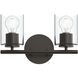 Replay 2 Light 13 inch Antique Bronze Bath & Vanity Light Wall Light
