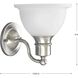 Madison 1 Light 7.63 inch Brushed Nickel Bath Vanity Wall Light