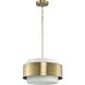 Silva 3 Light 16 inch Brushed Bronze Pendant Ceiling Light, Design Series