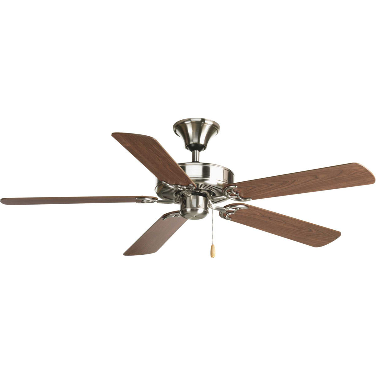 AirPro 52 inch Brushed Nickel with Cherry/Natural Cherry Blades Ceiling Fan