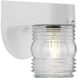 Polycarbonate Outdoor 1 Light 7 inch White Outdoor Wall Lantern