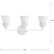 Pinellas 3 Light 24 inch White Plaster Vanity Light Wall Light, Design Series