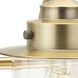 Northlake 4 Light 32.5 inch Vintage Brass Bath Light Wall Light