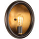 Swing 1 Light 11.75 inch Antique Bronze Wall Sconce Wall Light