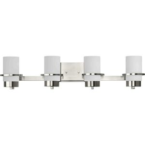 Reiss 4 Light 31.62 inch Brushed Nickel Vanity Light Wall Light
