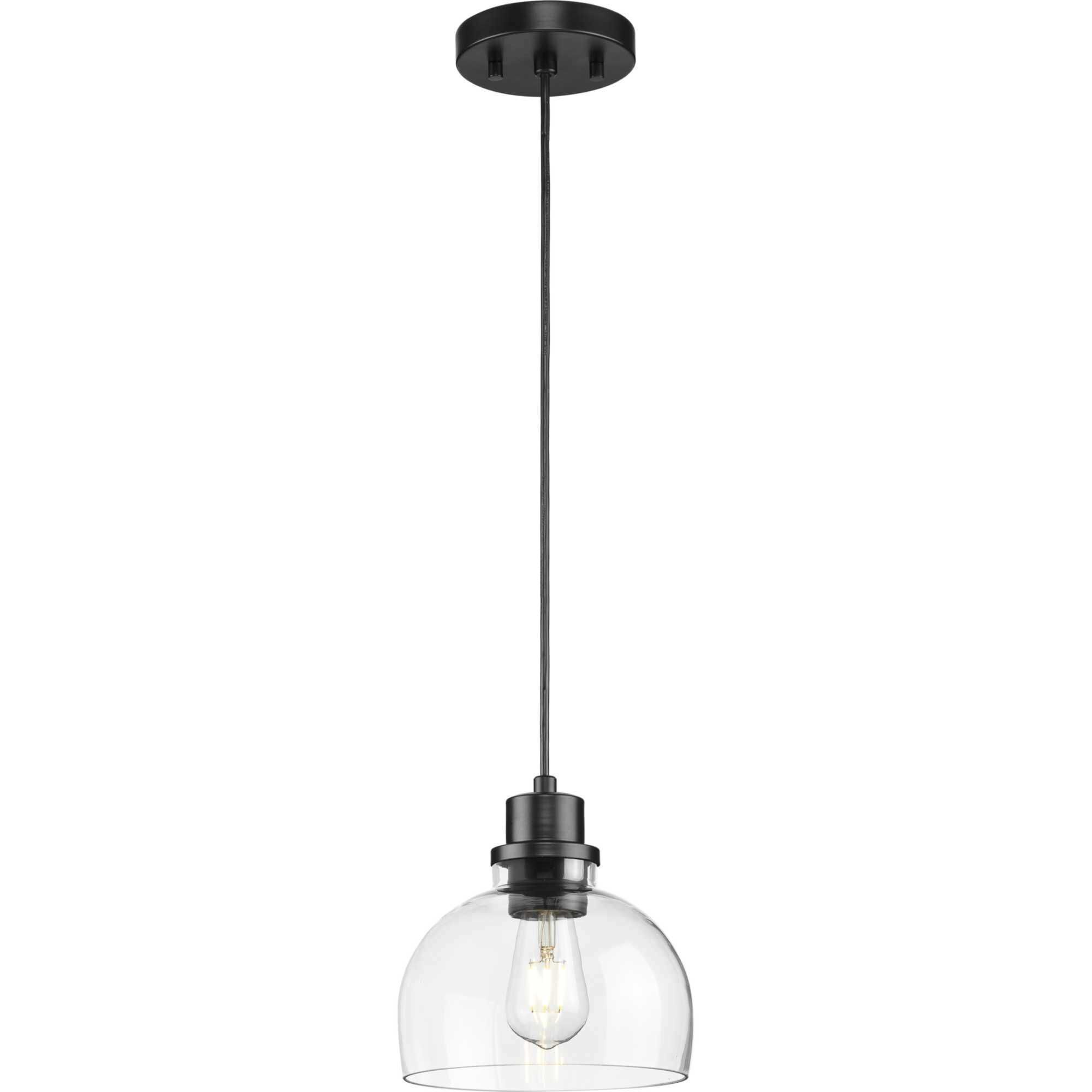 Garris 1 Light 8 inch Matte Black Mini Pendant Ceiling Light