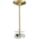 Markor 3 Light 4.75 inch Satin Brass Pendant Ceiling Light