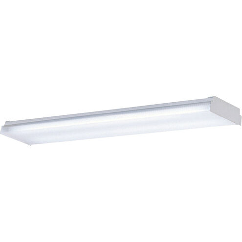 Modular Fluorescent 2 Light 8 inch White Flush Mount Ceiling Light in F34T12