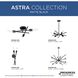 Astra 8 Light 42.38 inch Matte Black Chandelier Ceiling Light, Design Series