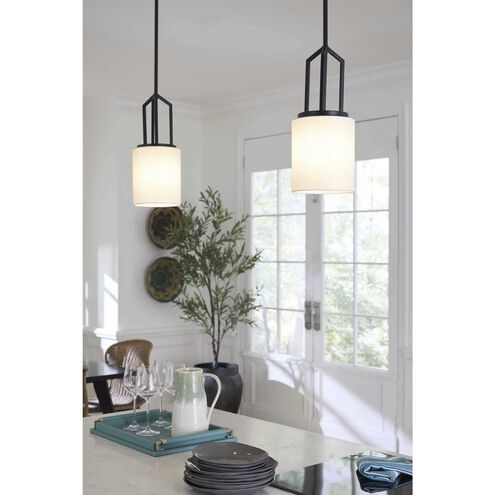 Goodwin 1 Light 7 inch Matte Black Mini-pendant Ceiling Light