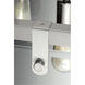 Glayse 5 Light 37 inch Brushed Nickel Linear Chandelier Ceiling Light, Design Series