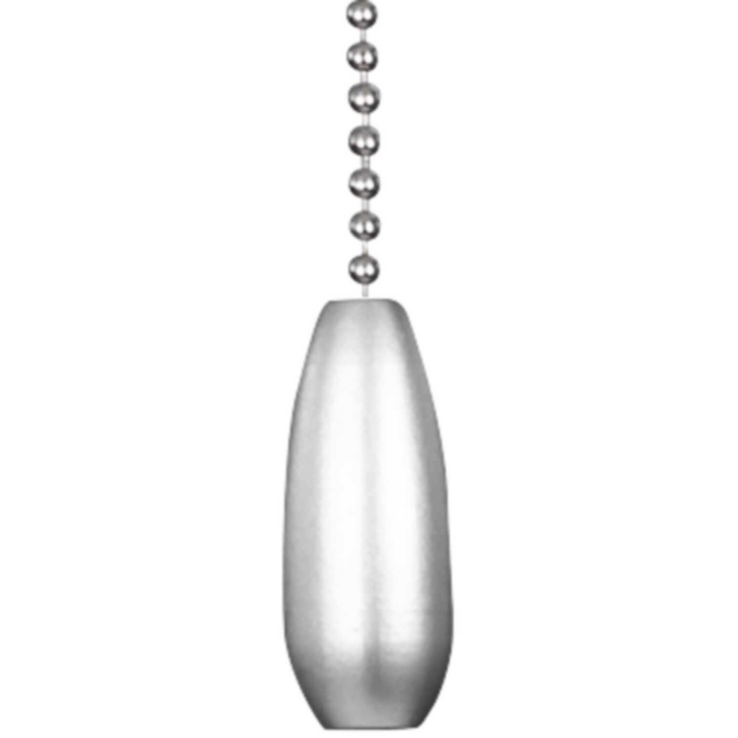 AirPro Builder 52 inch Brushed Nickel with Silver/Grey Weathered Wood Blades Ceiling Fan